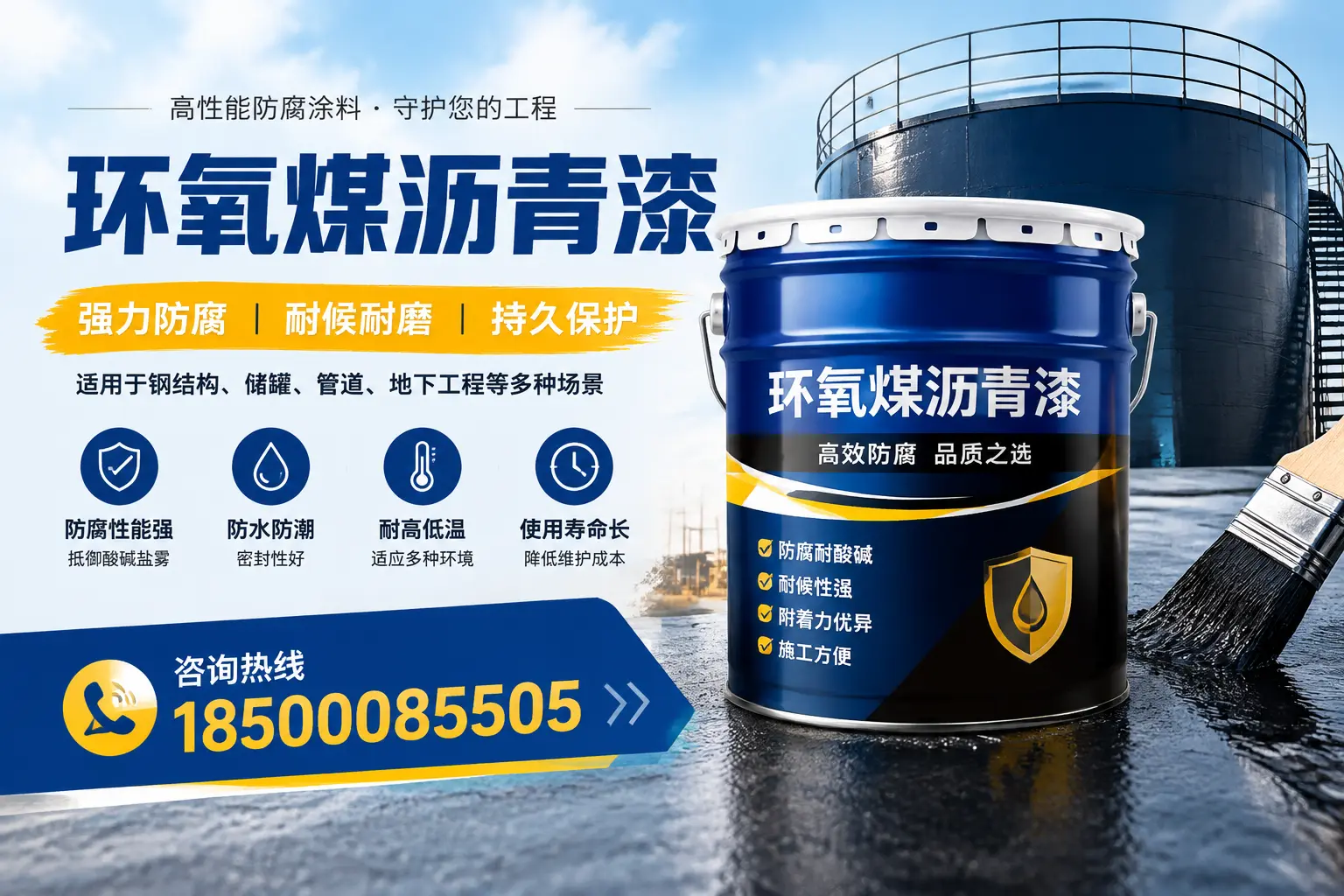 环氧煤沥青漆在工业中的应用,新兴企业的选择
