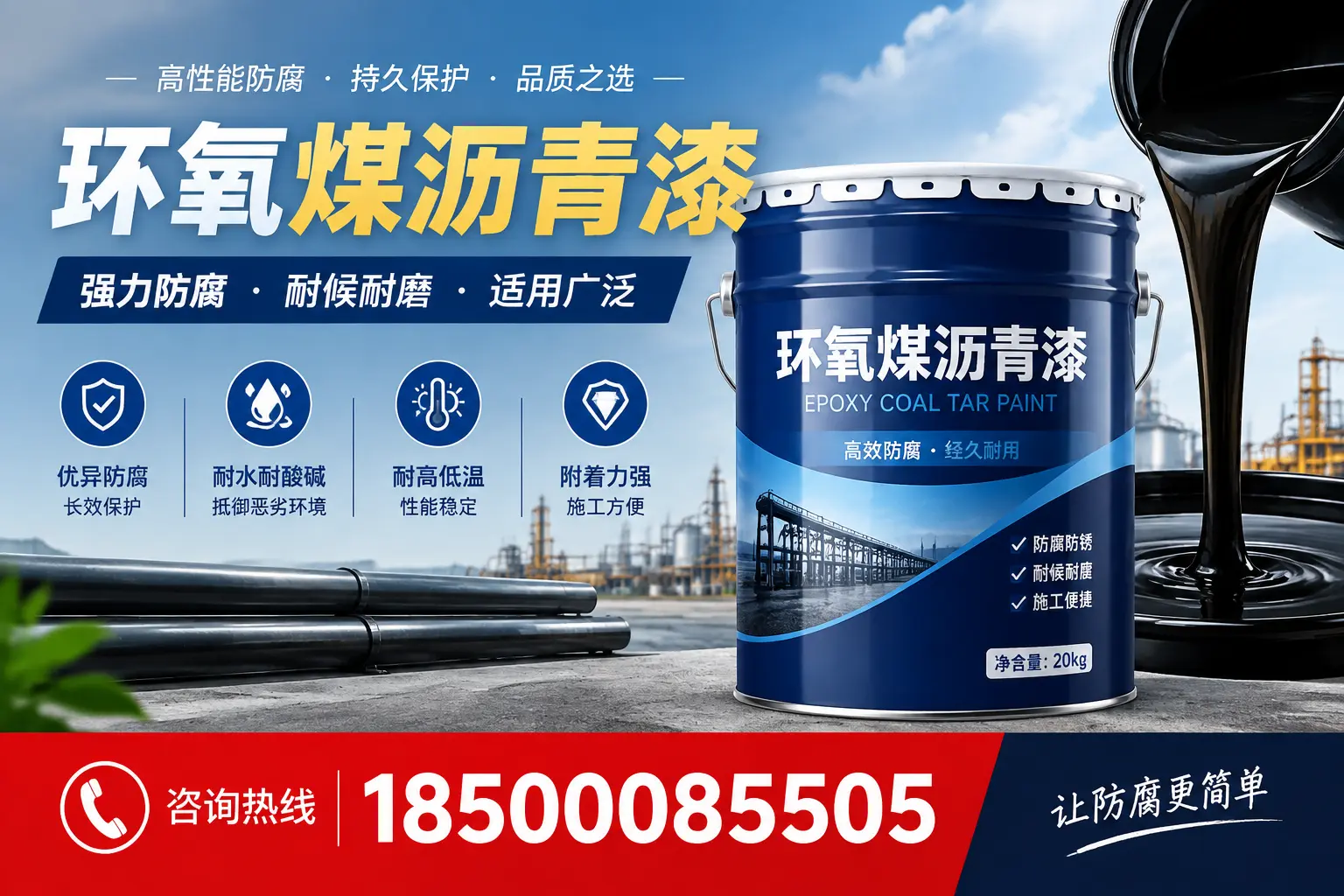 环氧煤沥青漆在不同气候条件下的表现分析,新兴适用性